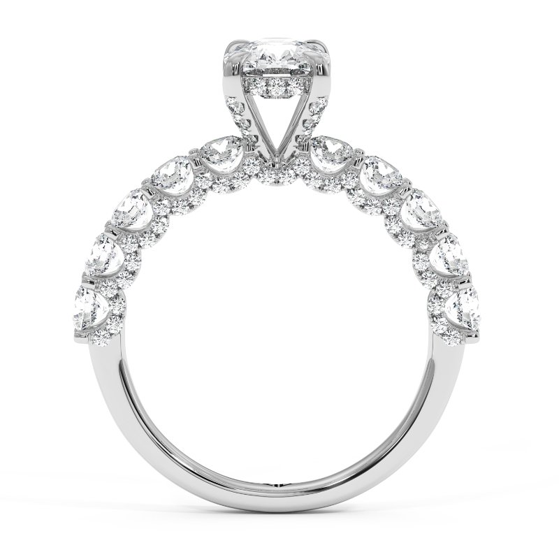 18K White Gold Elara Engagement Ring