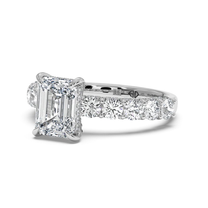 18K White Gold Elara Engagement Ring