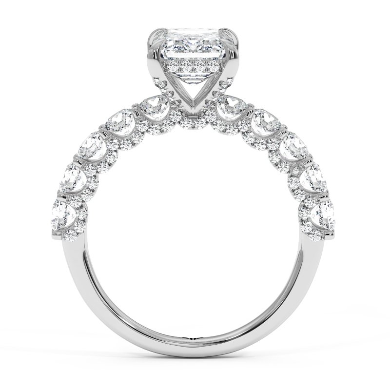 18K White Gold Elara Engagement Ring