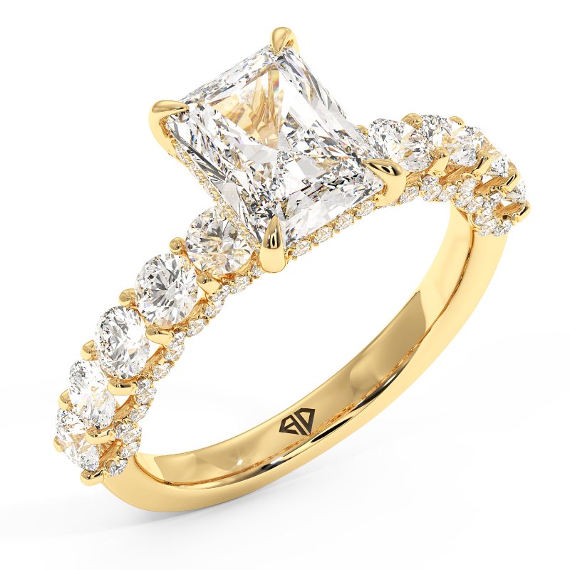 18K Yellow Gold Elara Engagement Ring