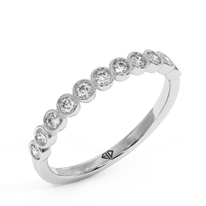 Platinum Caroline Eternity Band