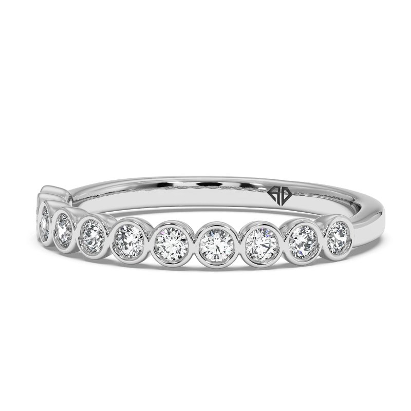 Platinum Caroline Eternity Band