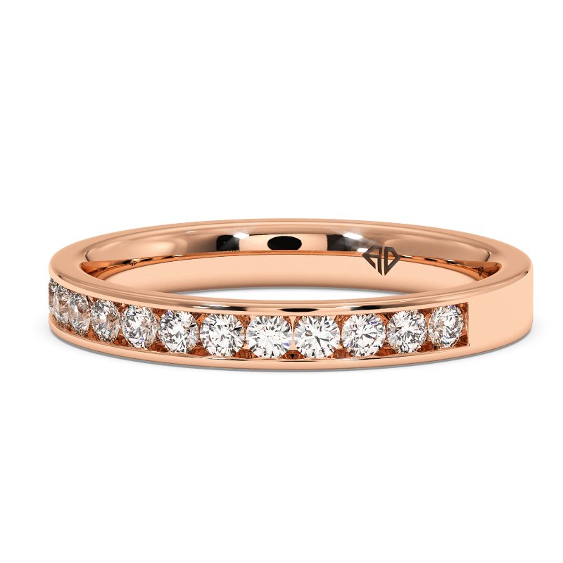 9K Rose Gold Liza Eternity Band