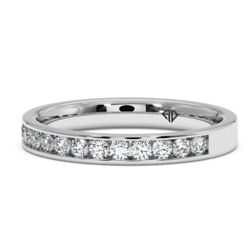 18K White Gold Liza Eternity Band
