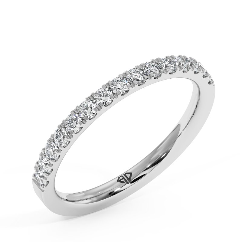 9K White Gold Diana Eternity Band