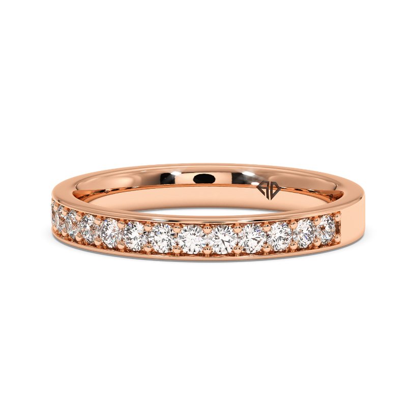 18K Rose Gold Natalia Eternity Band
