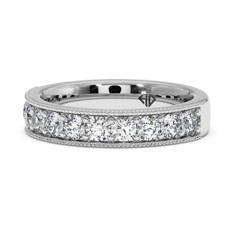 18K White Gold Luna Eternity Band
