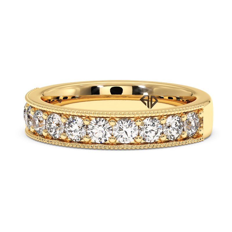 18K Yellow Gold Luna Eternity Band