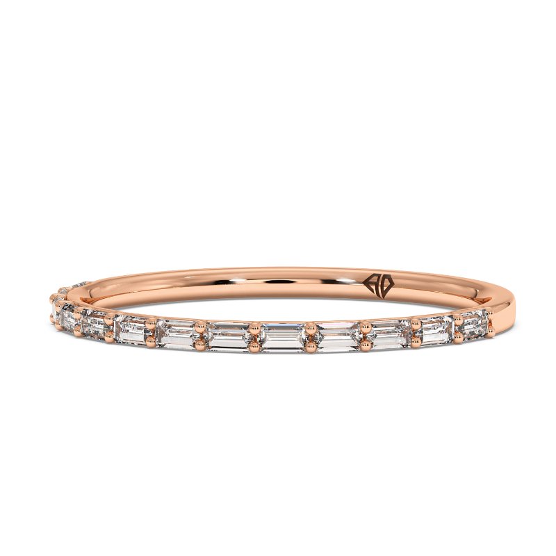 18K Rose Gold Celeste Wedding Band