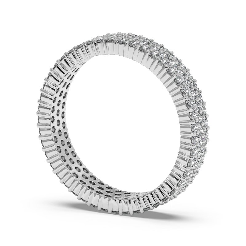 18K White Gold Roban Eternity Band