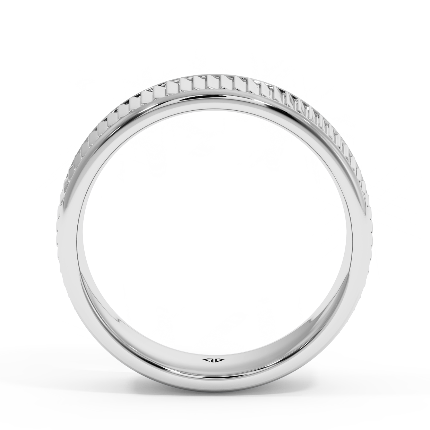 18K White Gold RING-071 Wedding Band