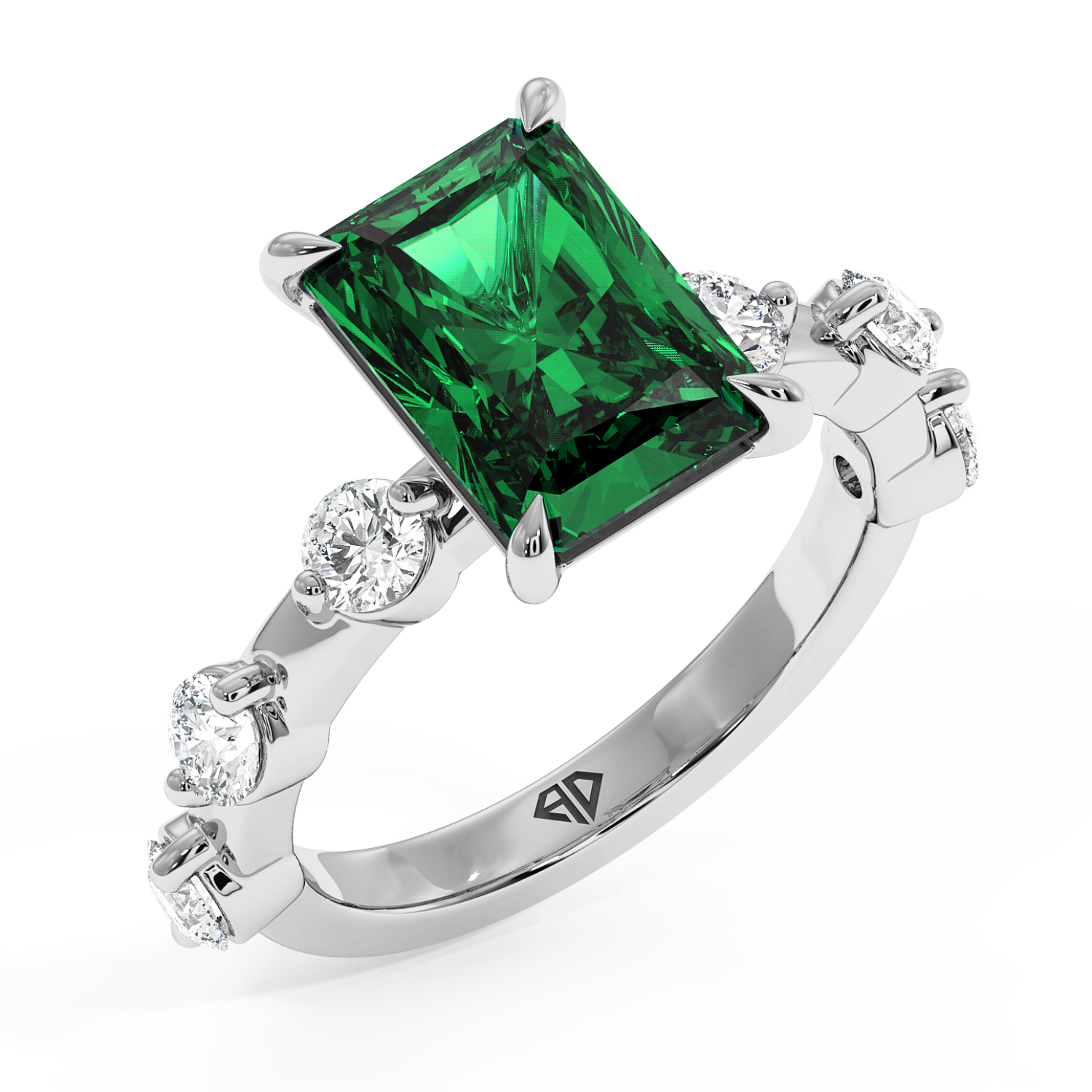 Platinum RING-072 Engagement Ring