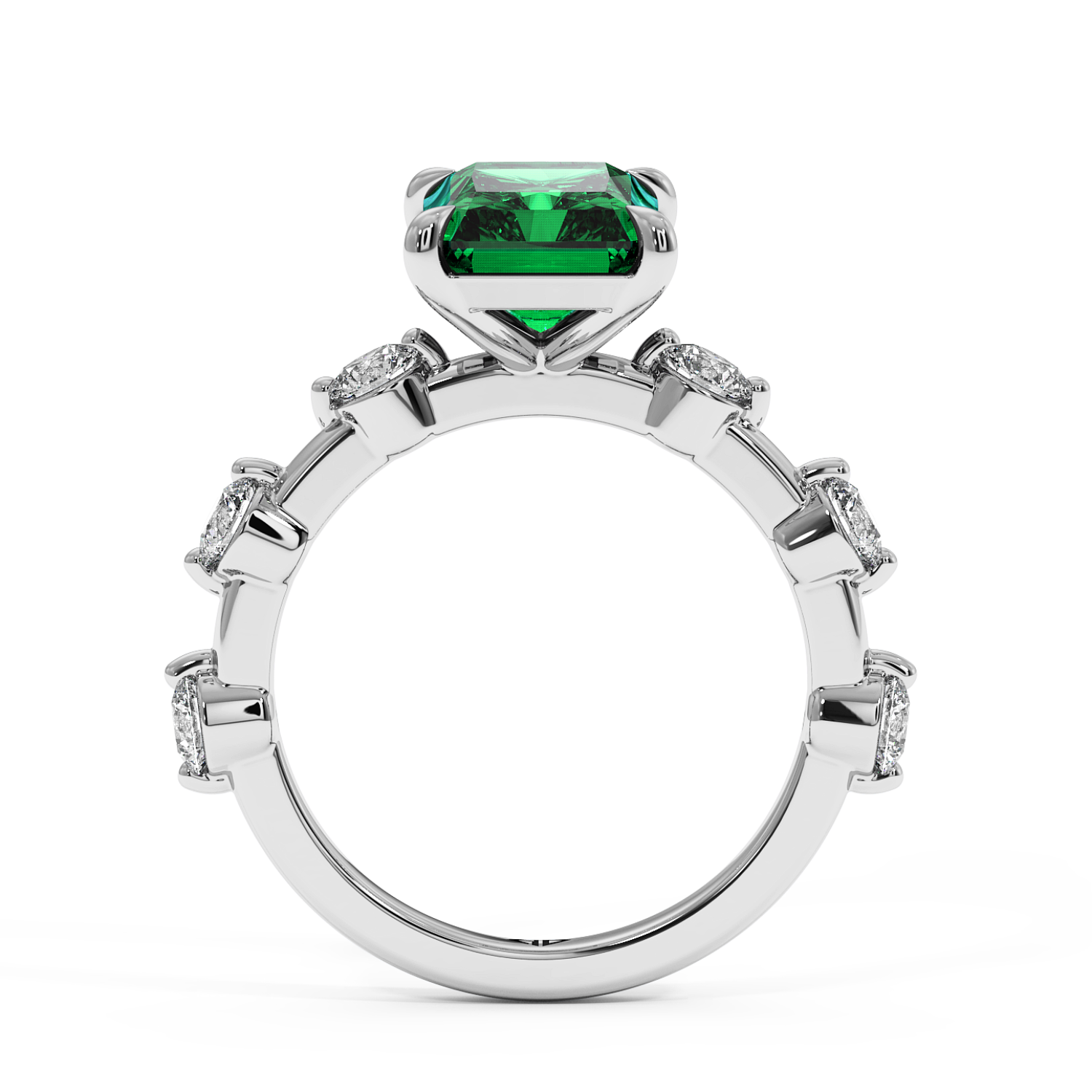 Platinum RING-072 Engagement Ring