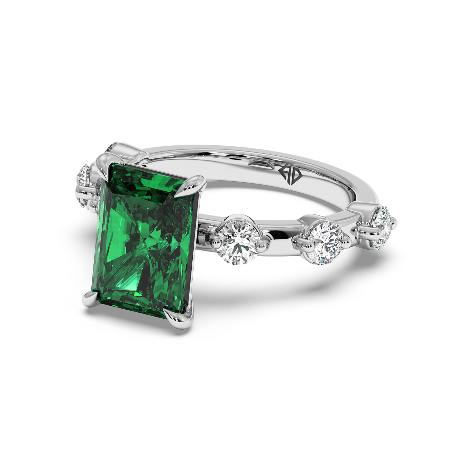 Platinum RING-072 Engagement Ring