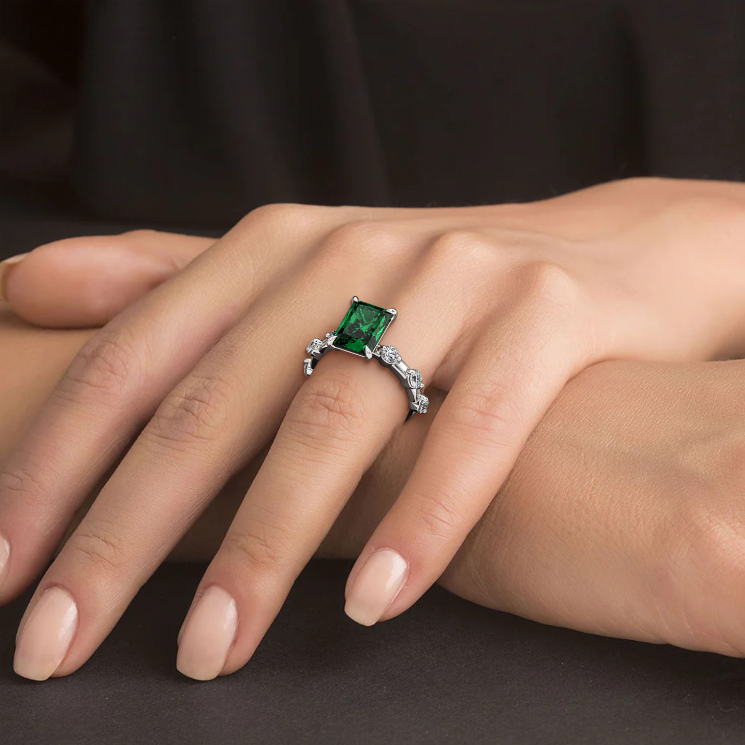 Platinum RING-072 Engagement Ring
