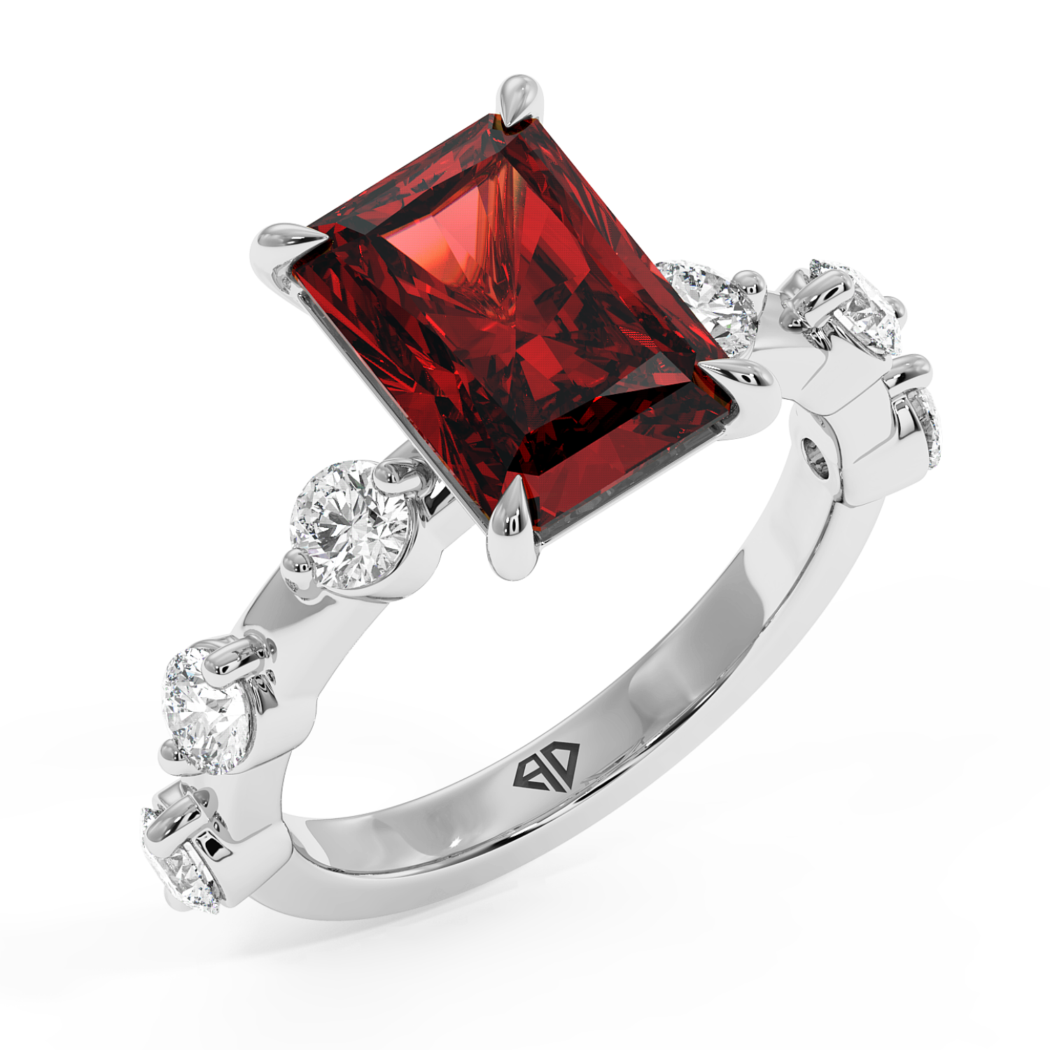 Platinum RING-072 Engagement Ring