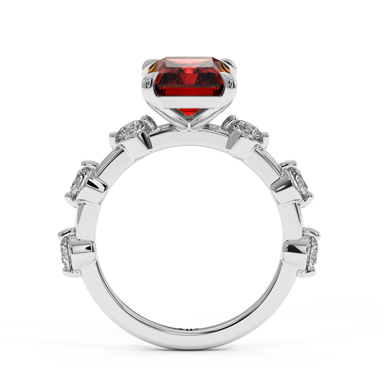 Platinum RING-072 Engagement Ring
