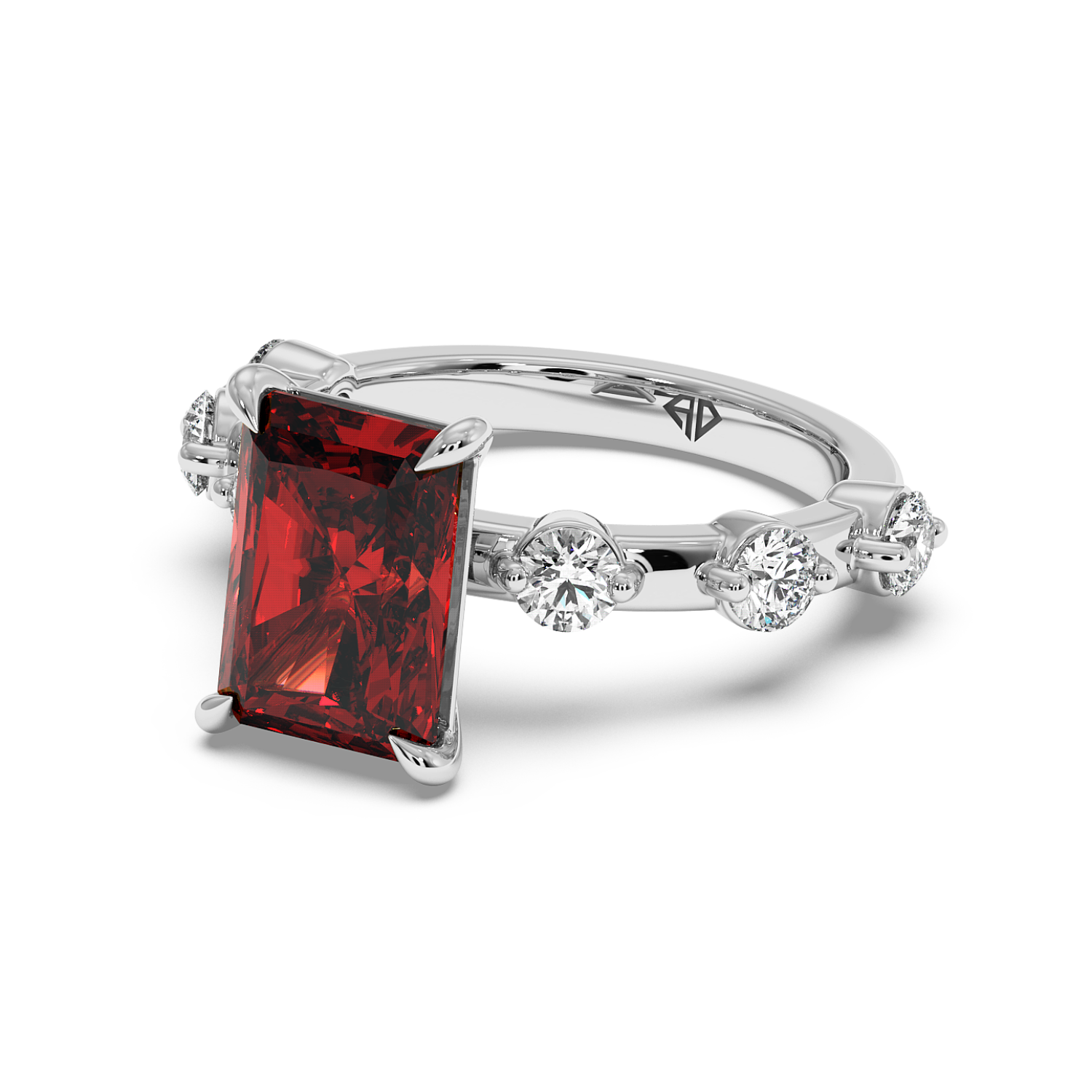 Platinum RING-072 Engagement Ring