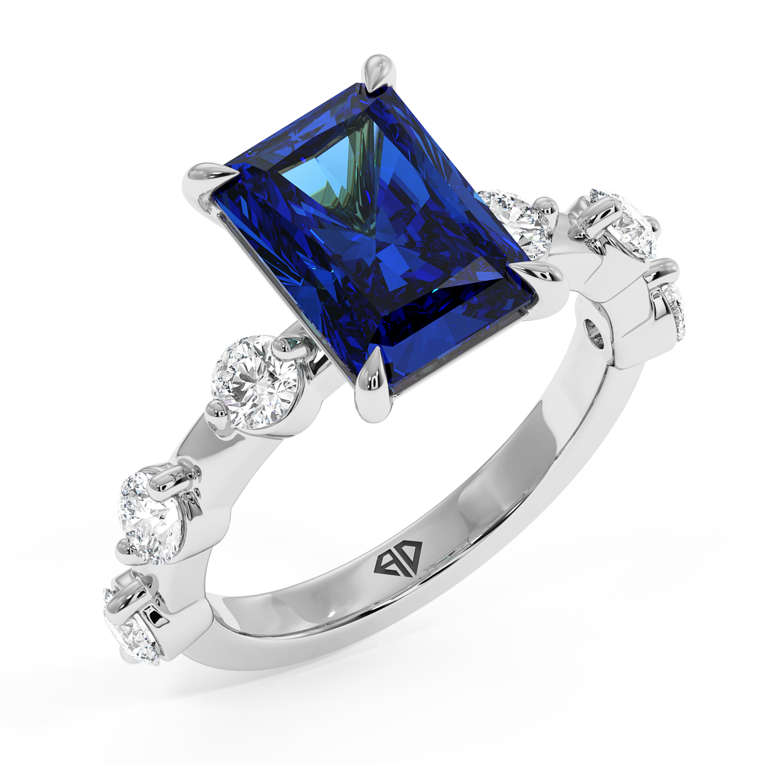 Platinum RING-072 Engagement Ring