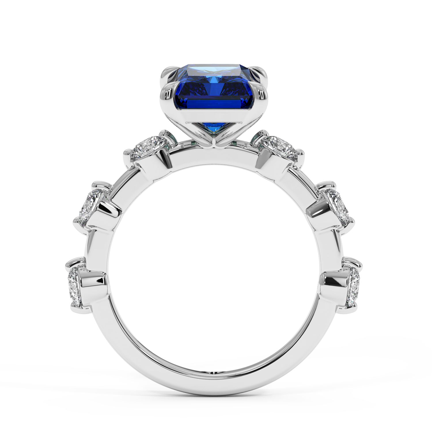 Platinum RING-072 Engagement Ring