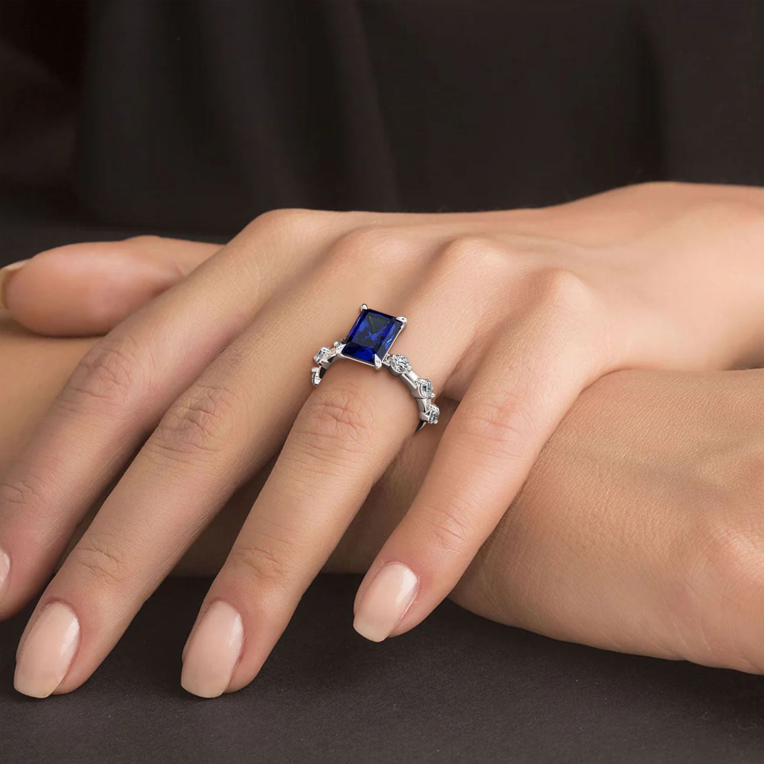 Platinum RING-072 Engagement Ring