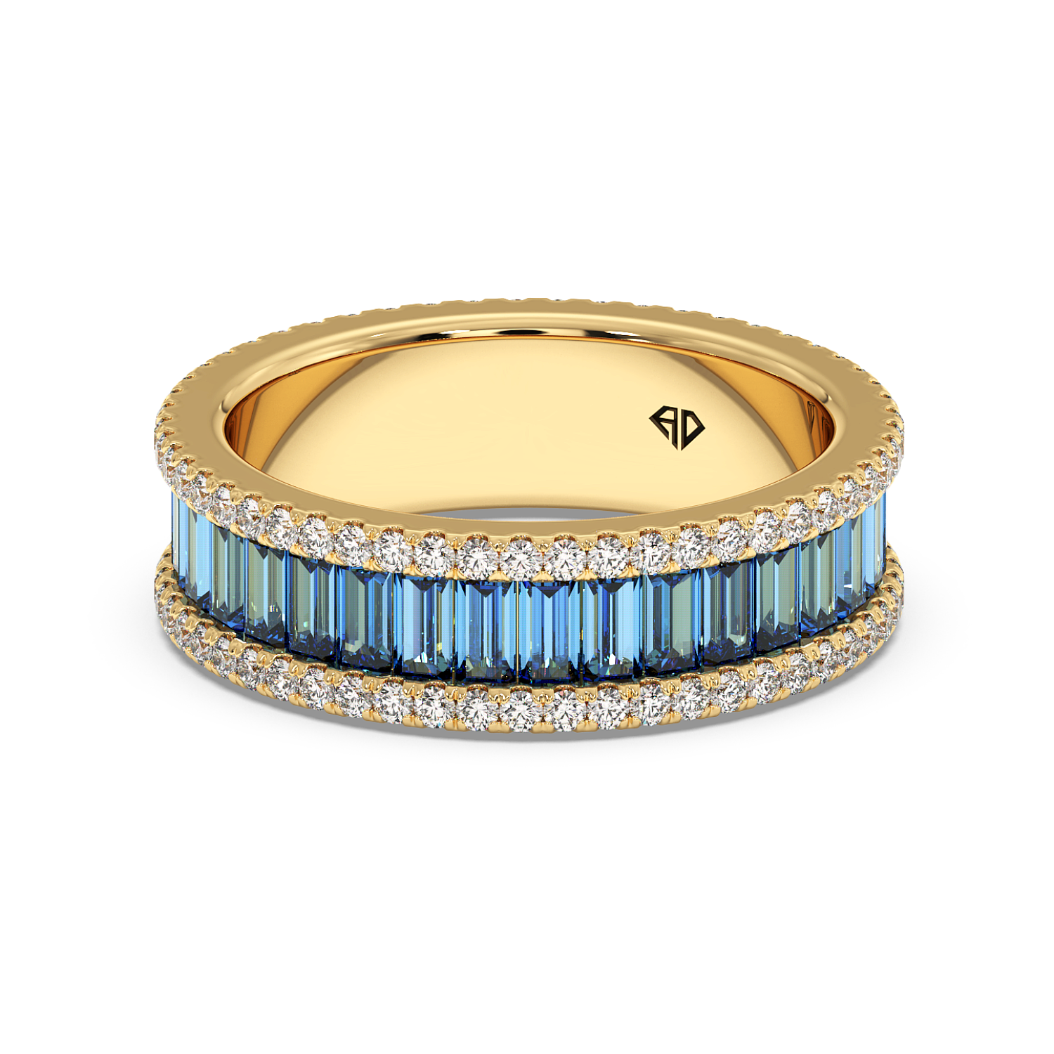 18K Yellow Gold RING-074 Band