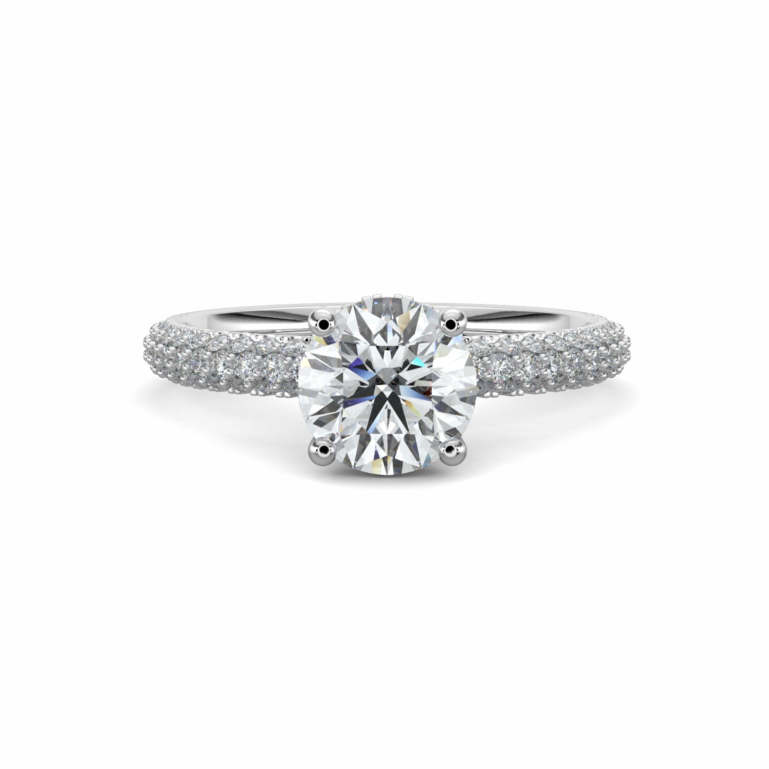 18K White Gold Muse Engagement Ring
