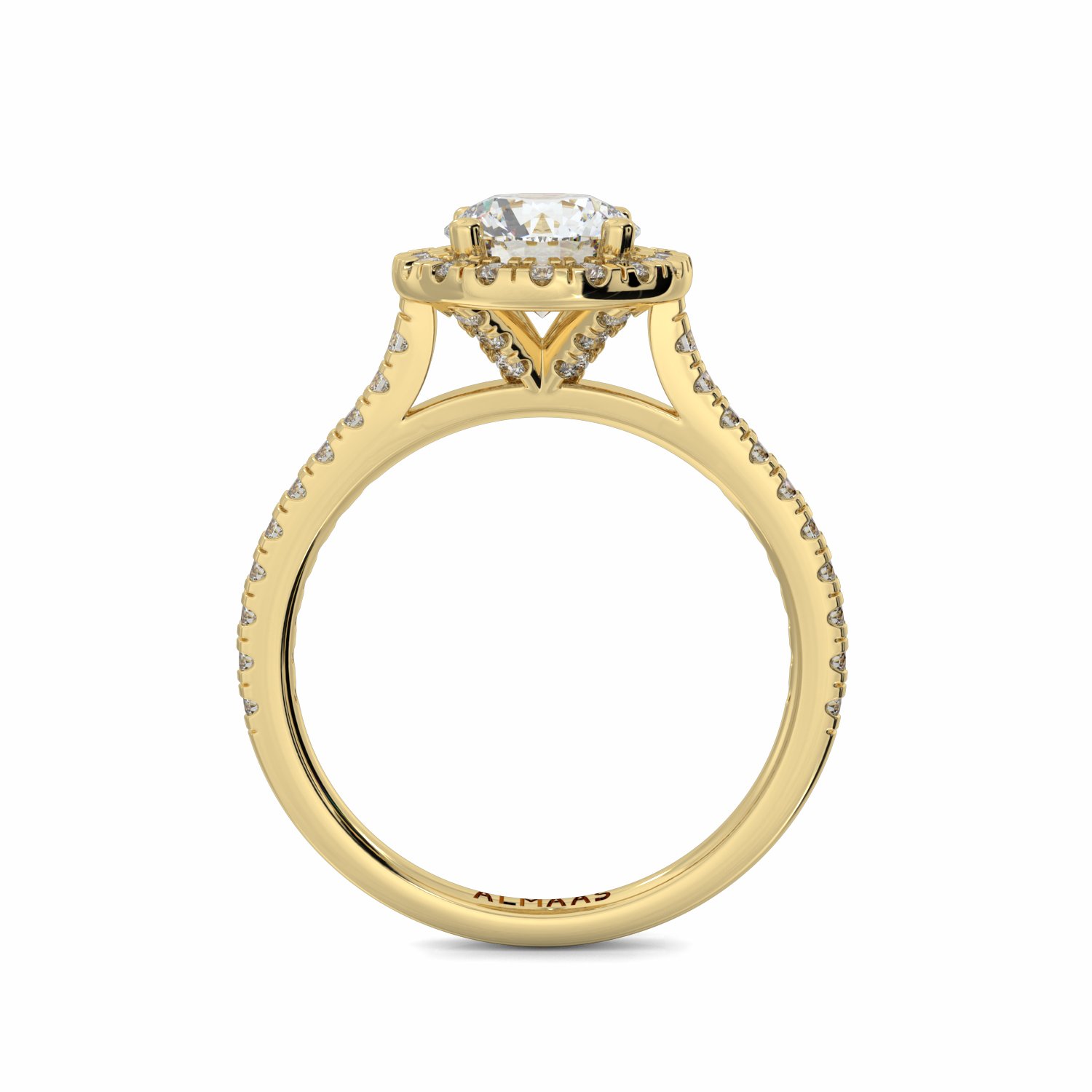18K Yellow Gold Irene Engagement Ring
