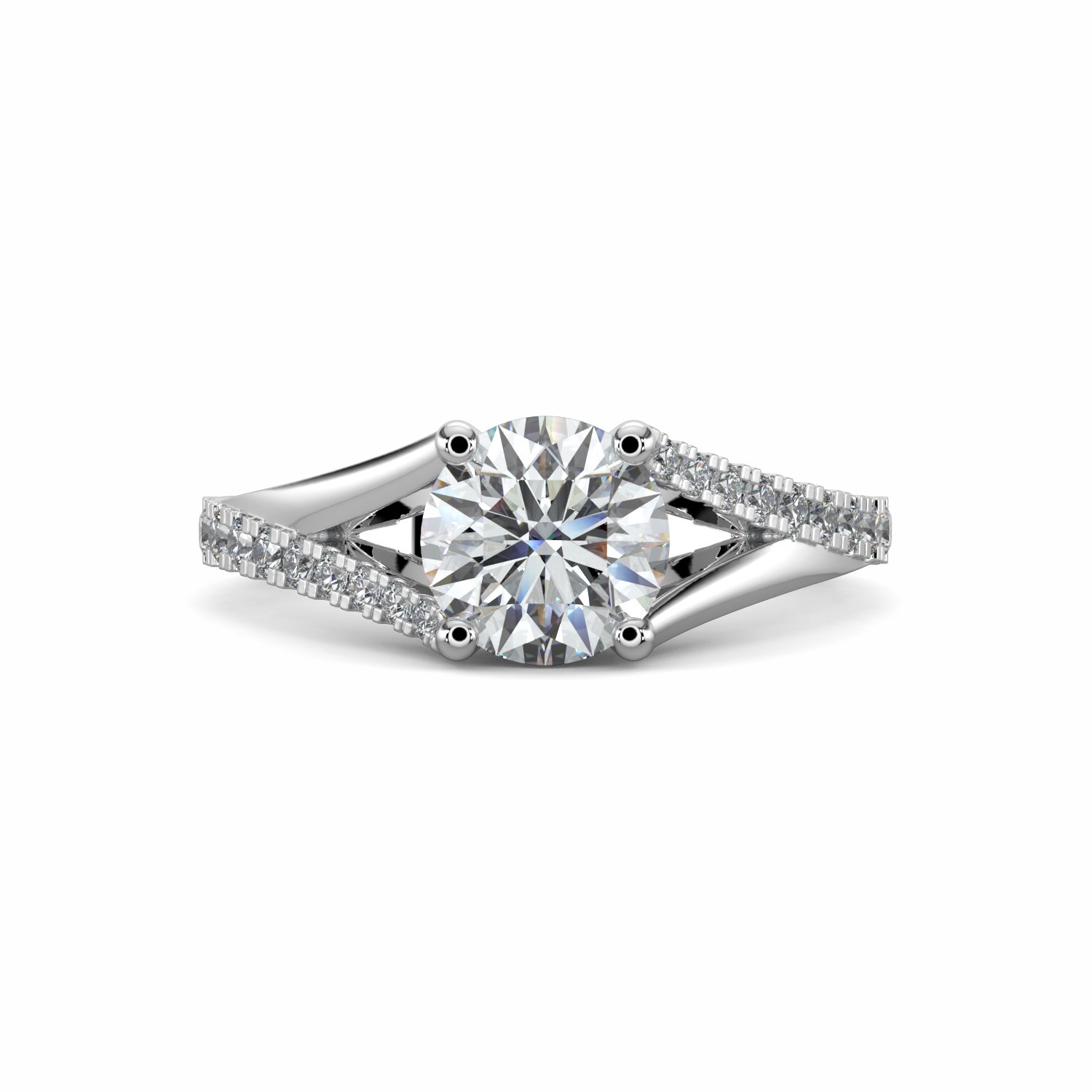 18K White Gold Lauren Engagement Ring