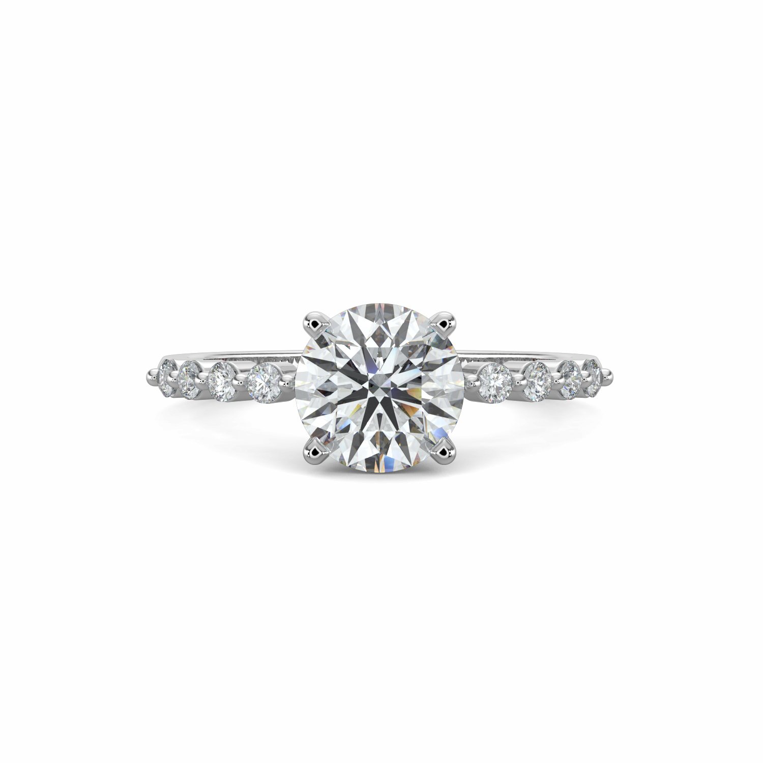 18K White Gold Meli Engagement Ring