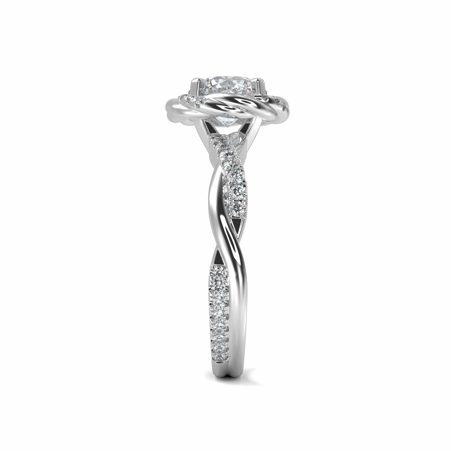 Platinum Oceana Engagement Ring