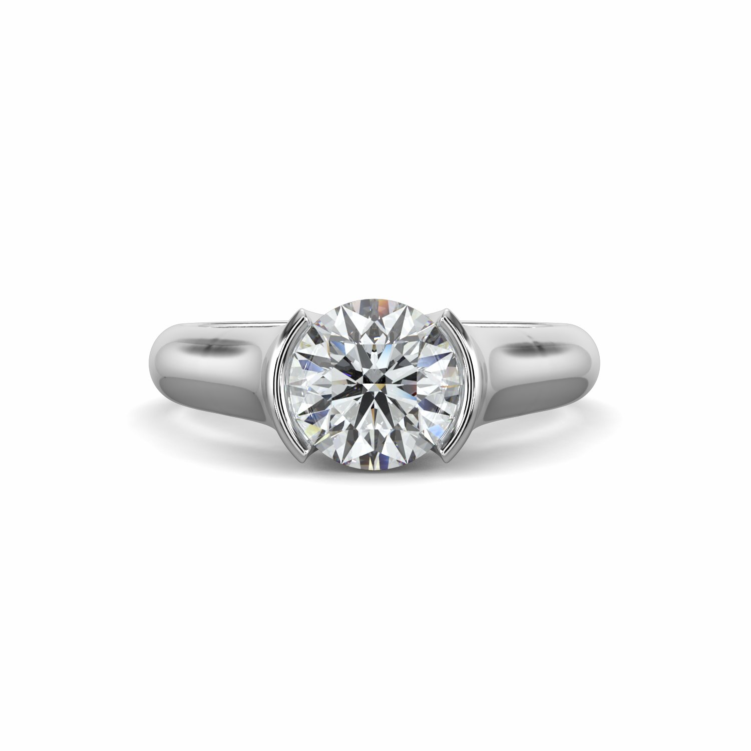 18K White Gold Erin Engagement Ring