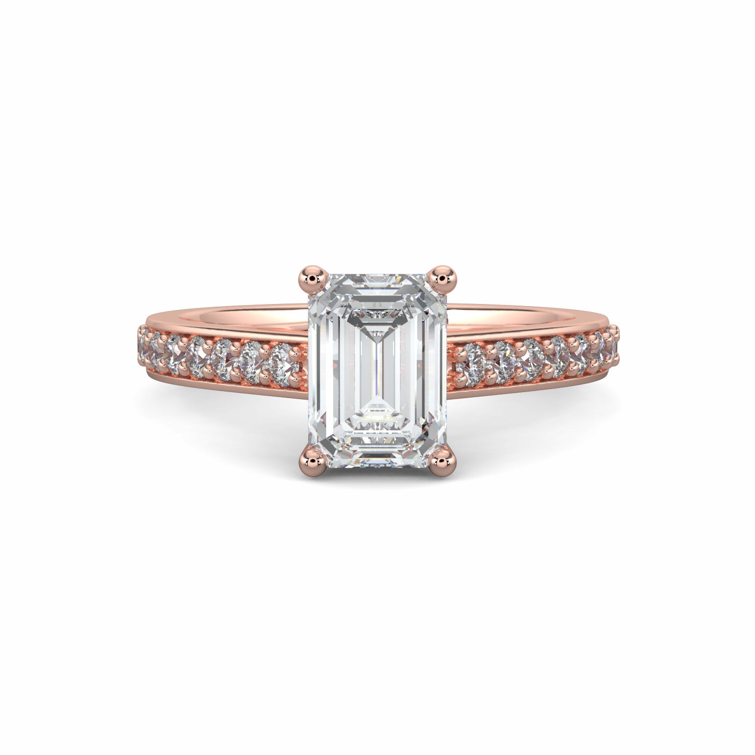 18K Rose Gold Amara Engagement Ring