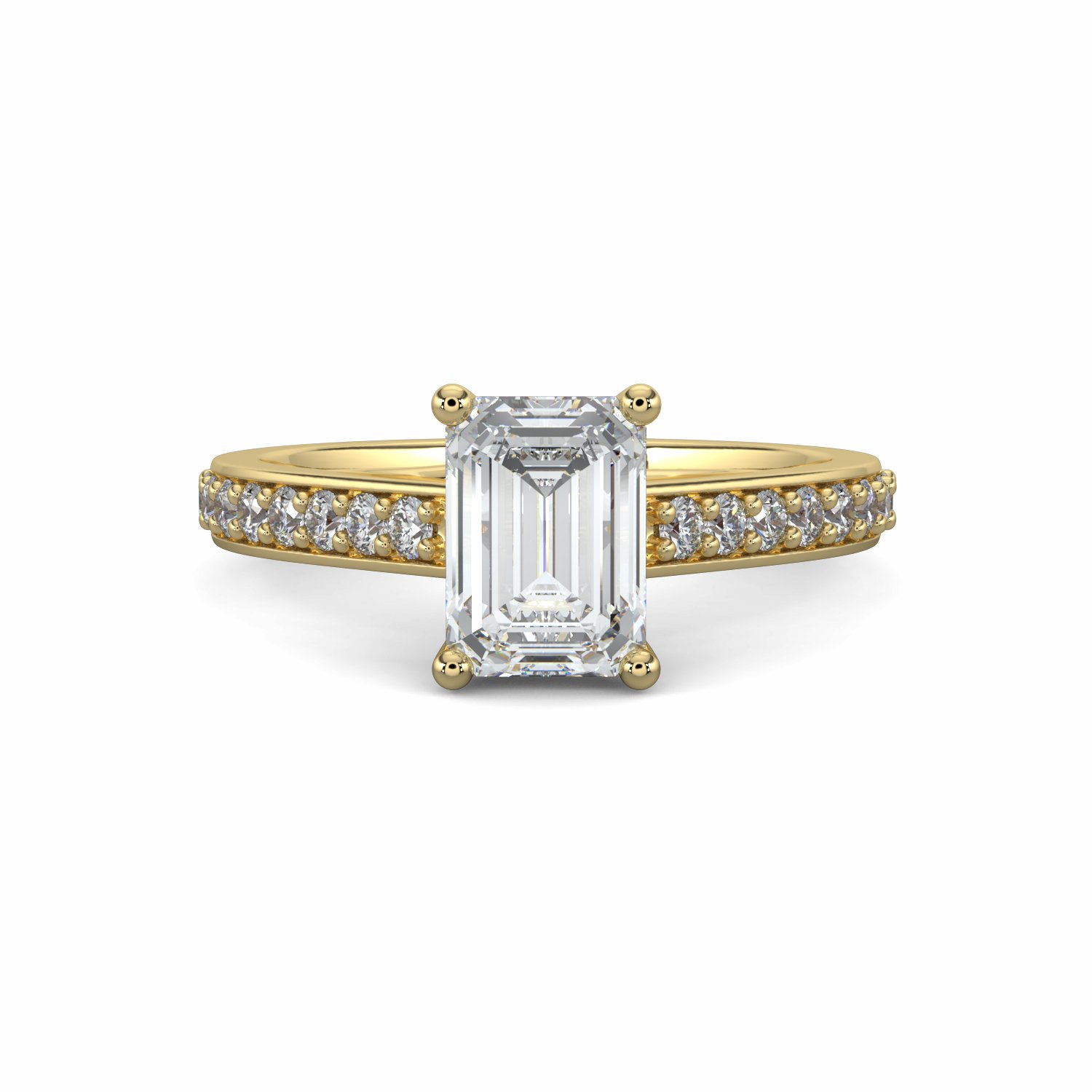 18K Yellow Gold Amara Engagement Ring