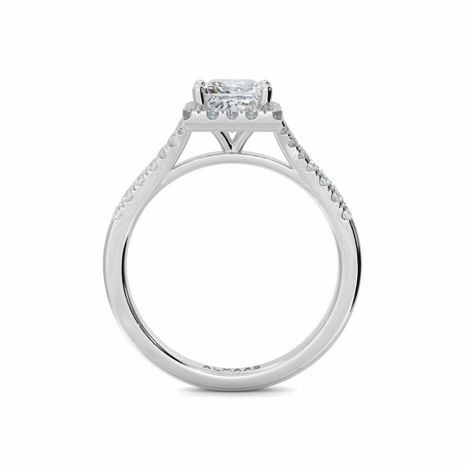 Platinum Dahlia Engagement Ring