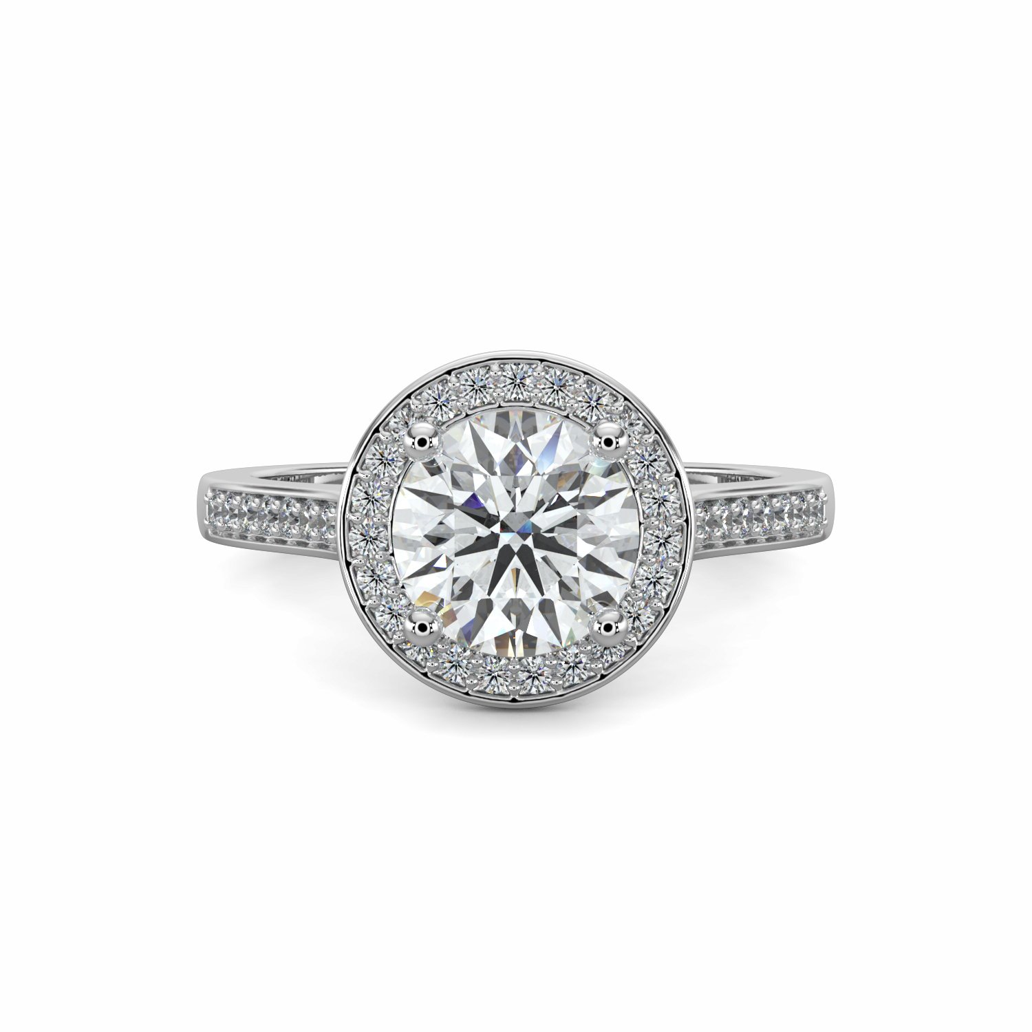 18K White Gold Nadia Engagement Ring