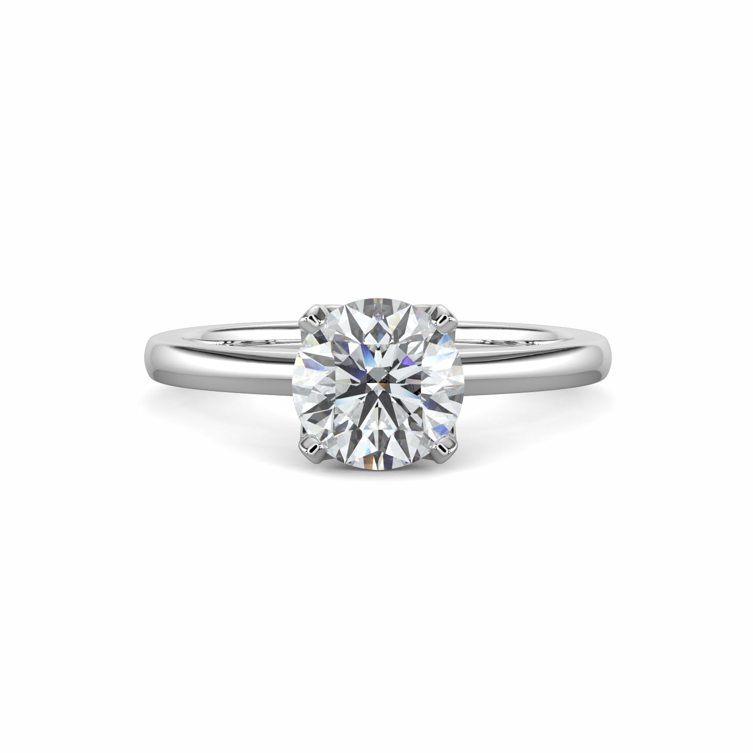 18K White Gold Valencia Engagement Ring
