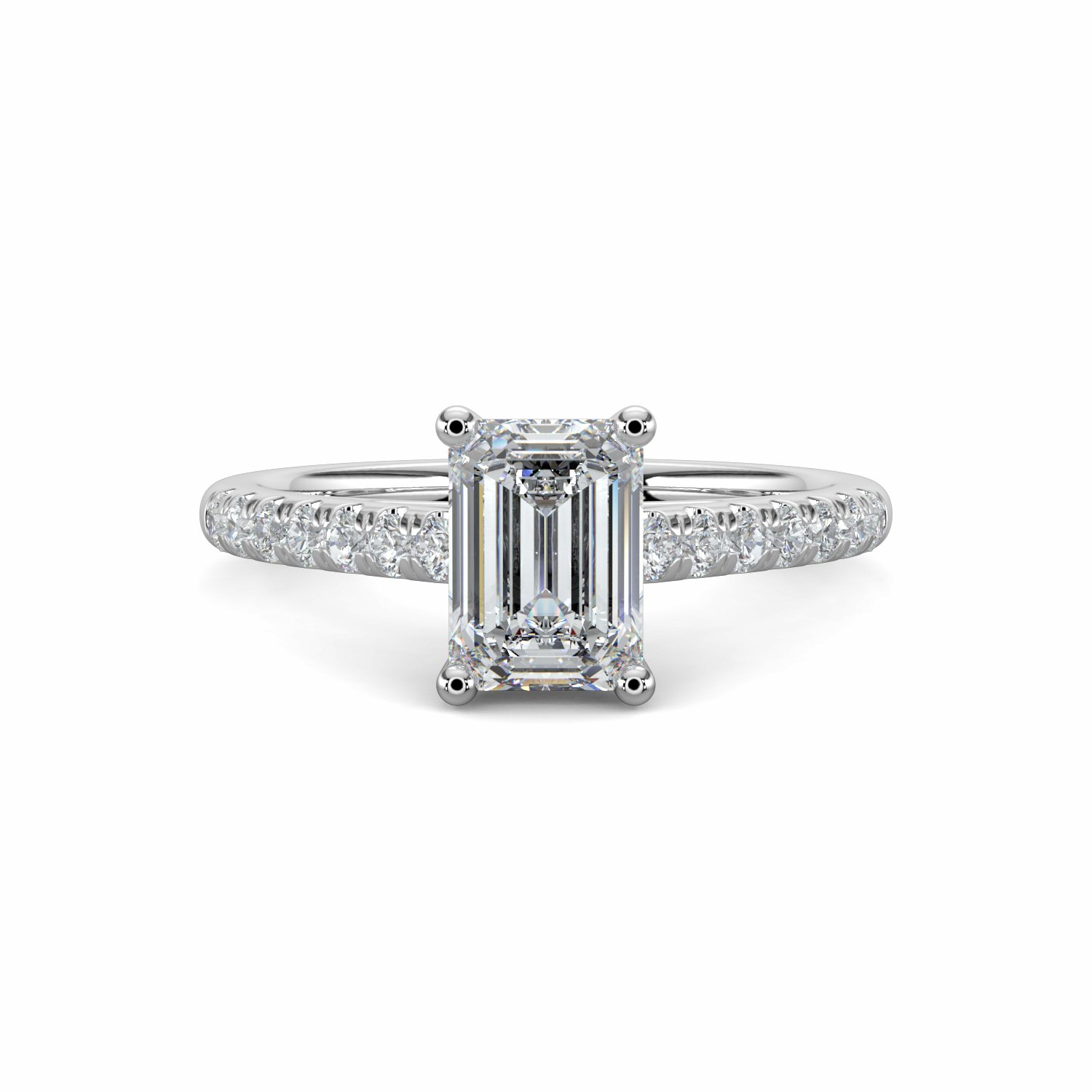 Platinum Athalia Engagement Ring