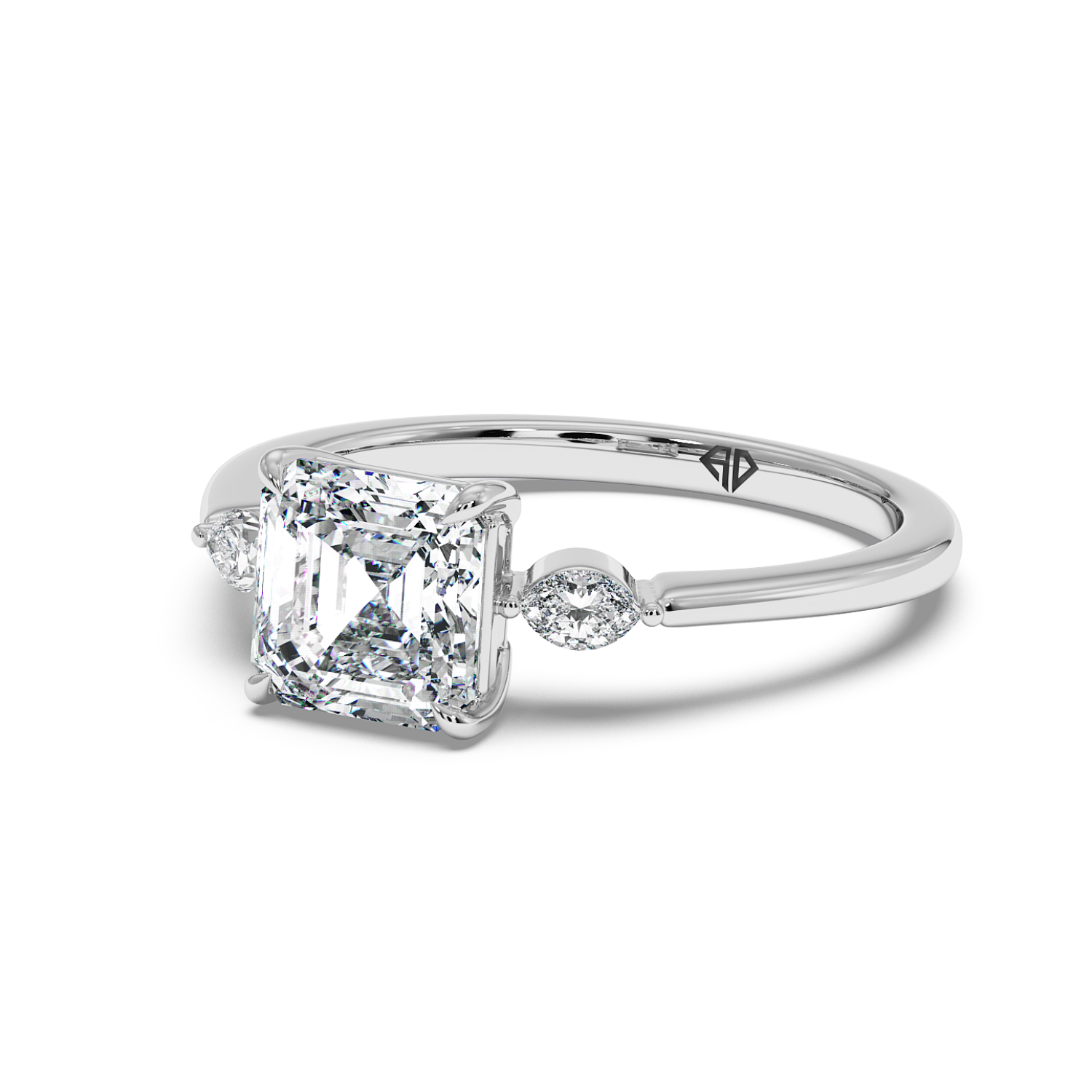 Platinum Montana Engagement Ring