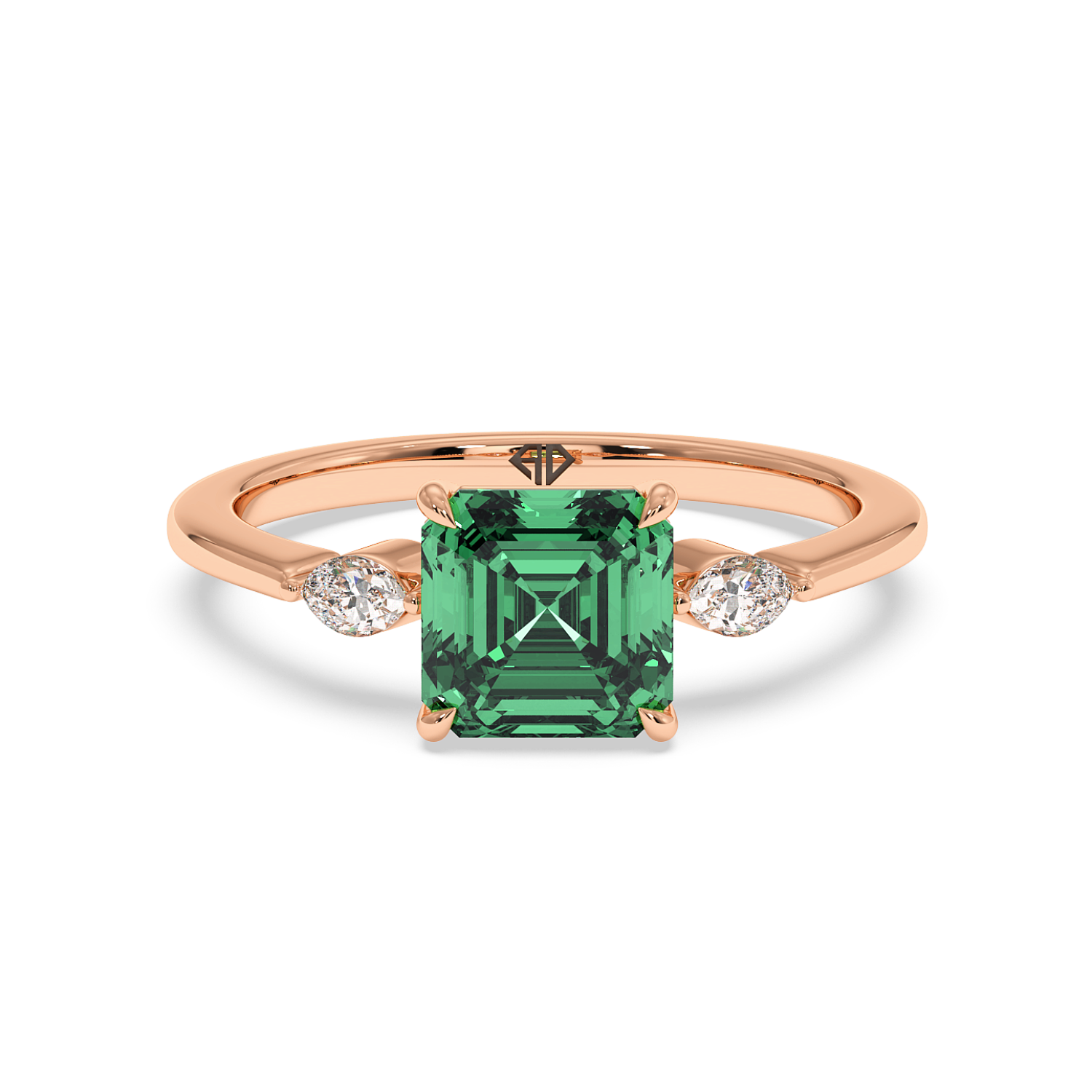 18K Rose Gold Montana Engagement Ring