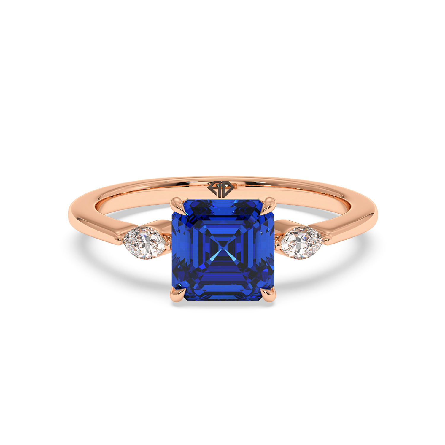 18K Rose Gold Montana Engagement Ring