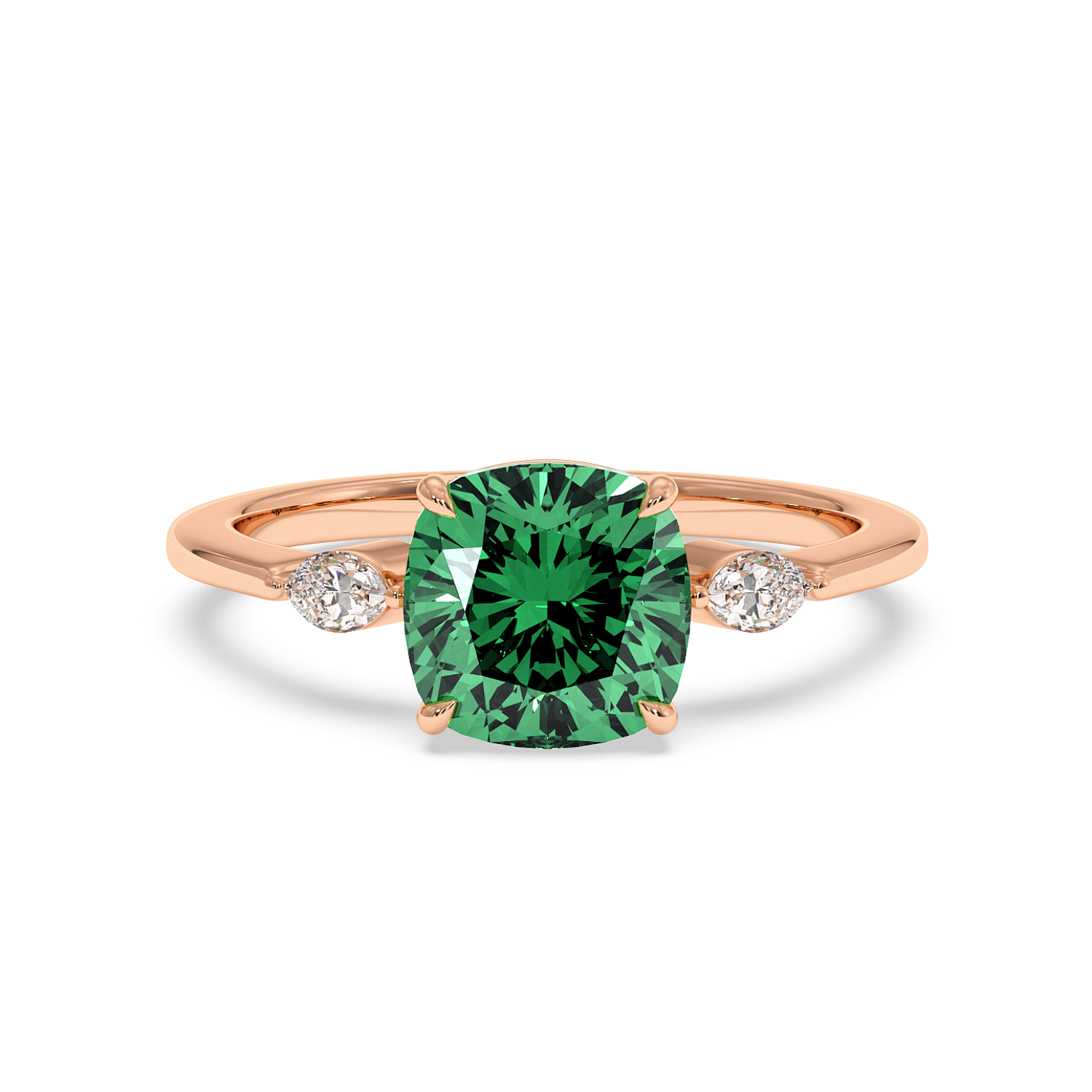 18K Rose Gold Montana Engagement Ring