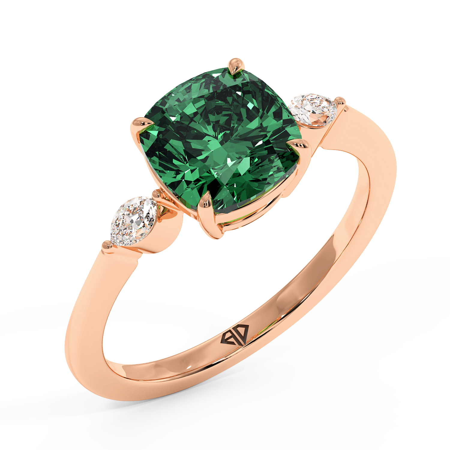 18K Rose Gold Montana Engagement Ring