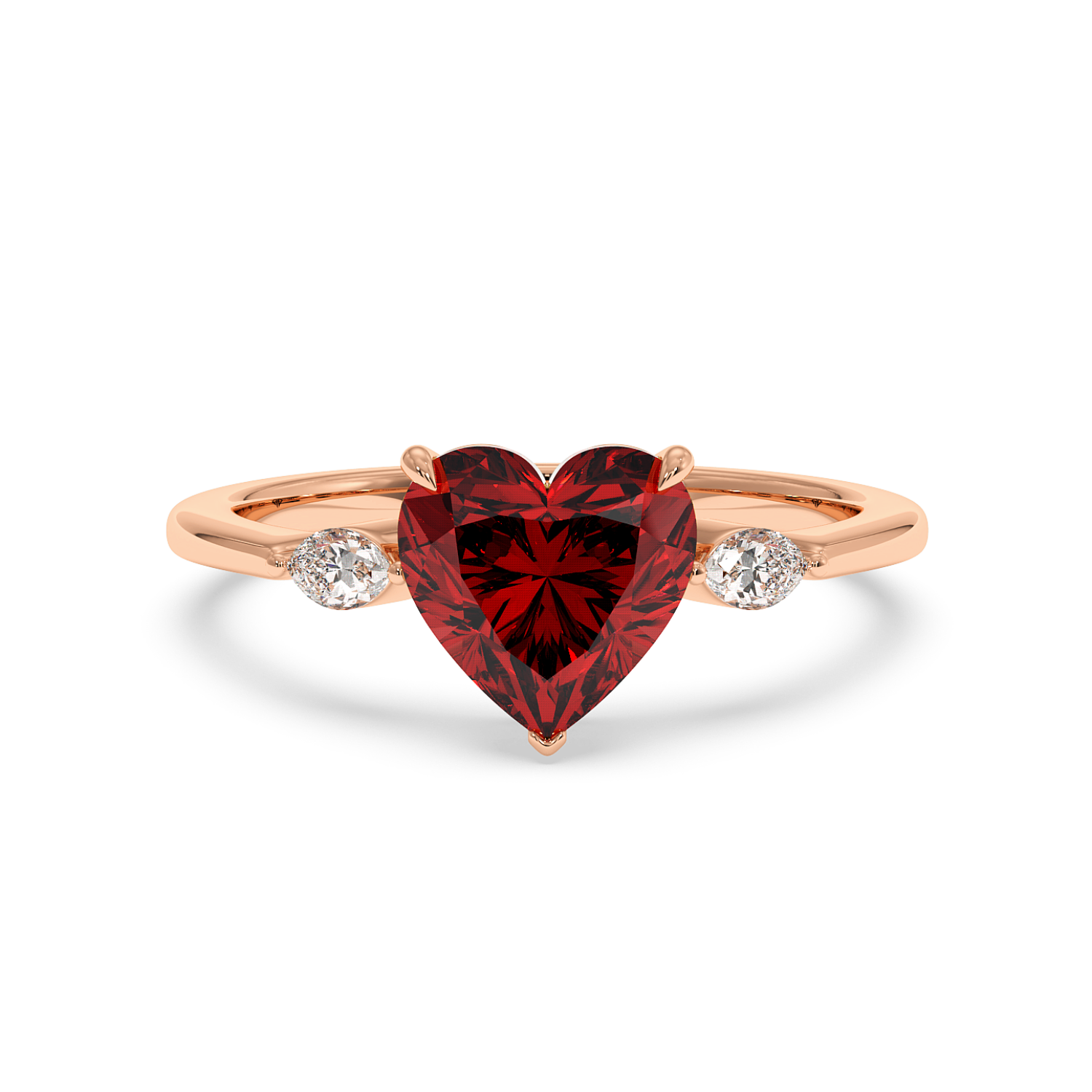 18K Rose Gold Montana Engagement Ring