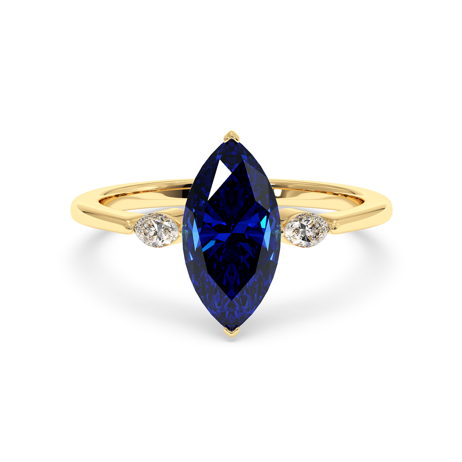 18K Yellow Gold Montana Engagement Ring