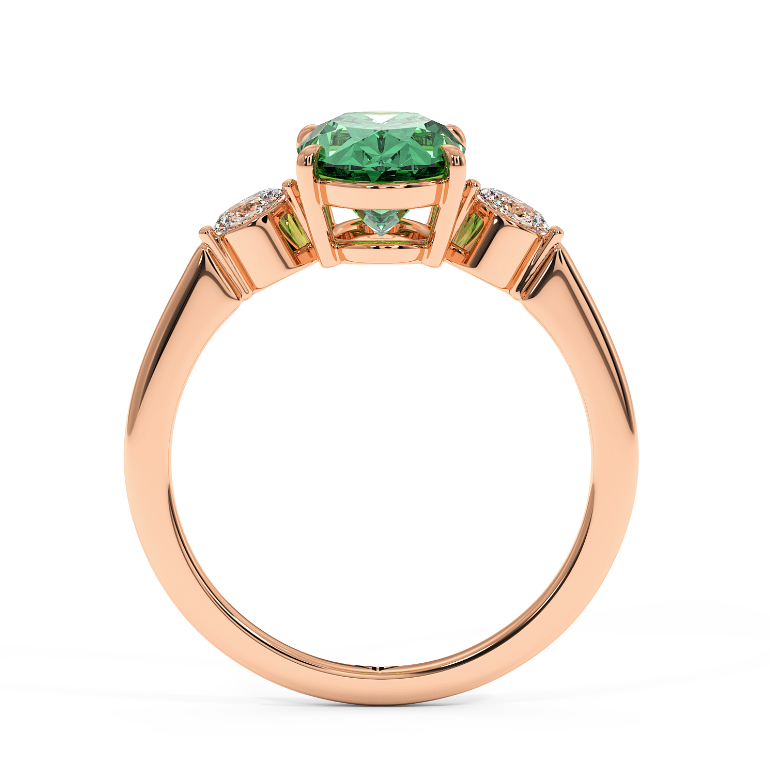 18K Rose Gold Montana Engagement Ring