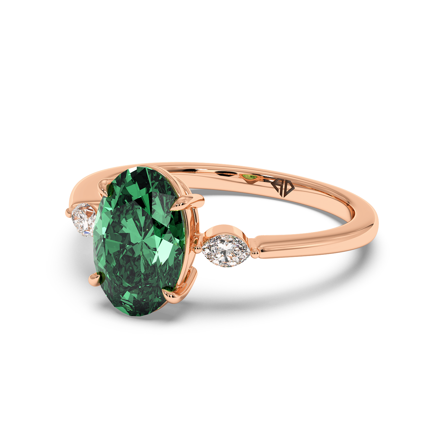 18K Rose Gold Montana Engagement Ring
