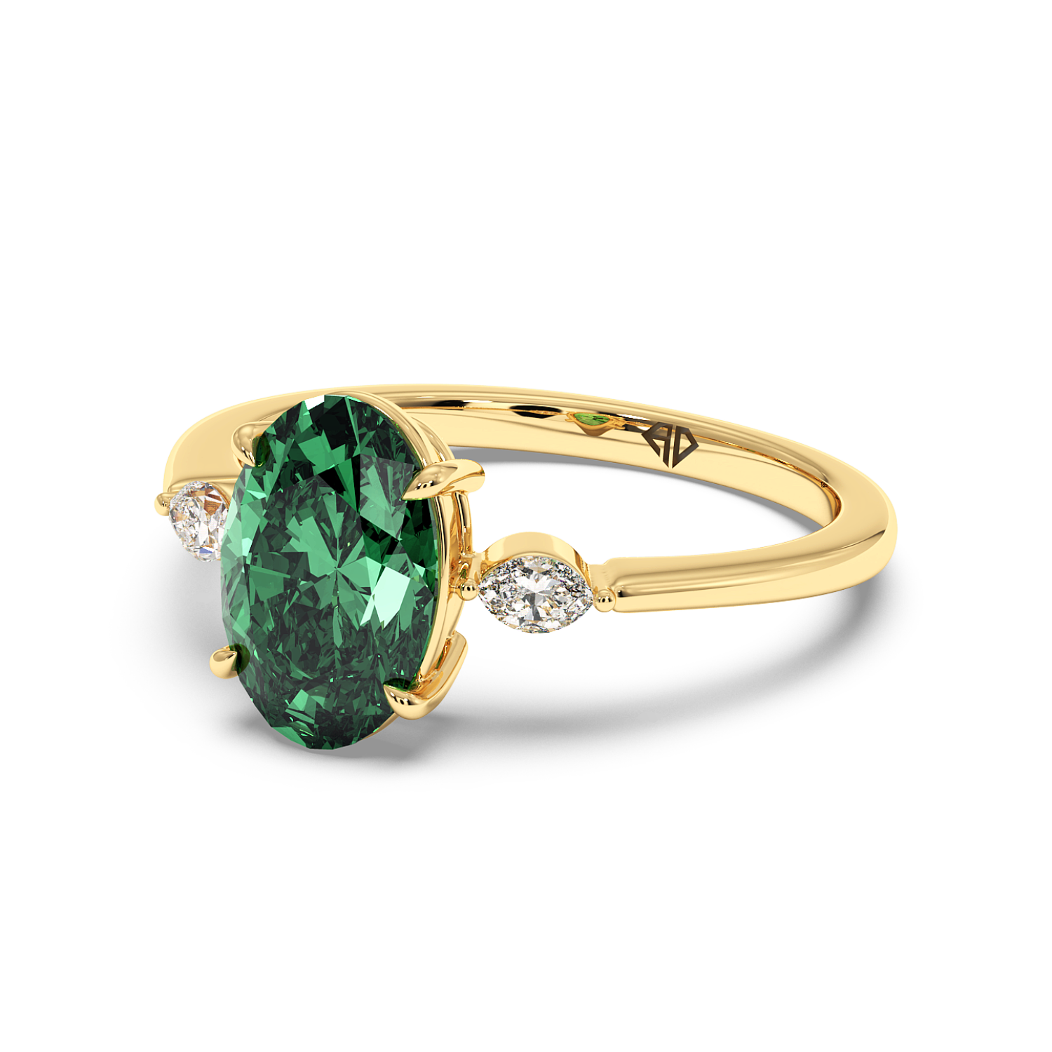 18K Yellow Gold Montana Engagement Ring