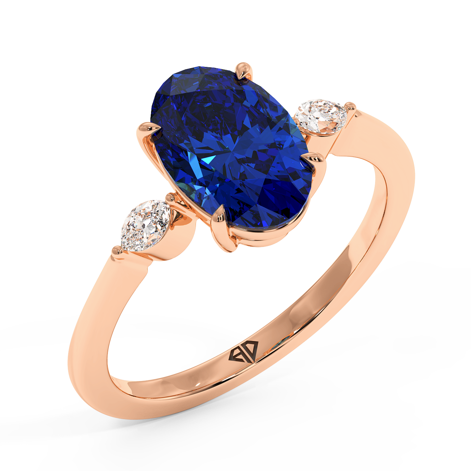 18K Rose Gold Montana Engagement Ring