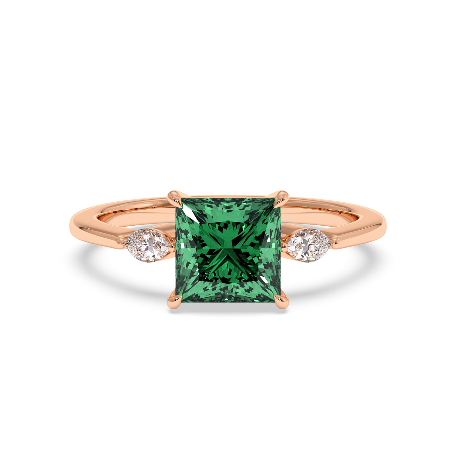 18K Rose Gold Montana Engagement Ring